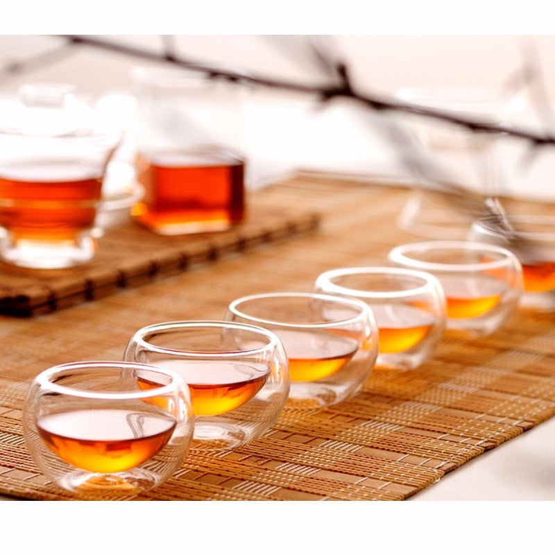 Elegant Clear Drinking Cup Heat Resistant