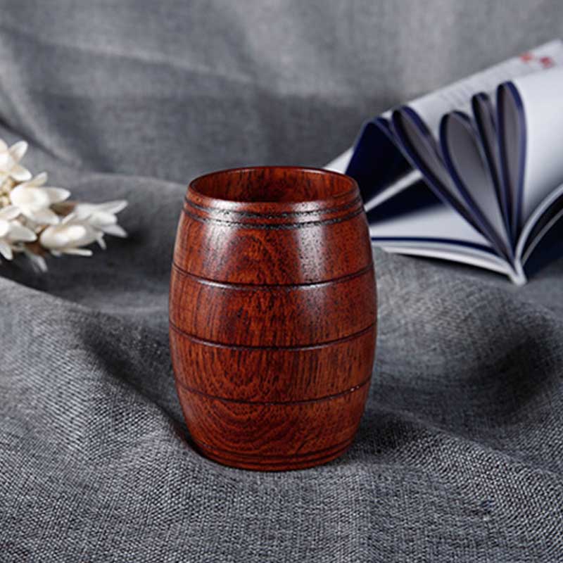 Tea Barrel Mathca Tea Cup | Hand-made Classic Wood Work
