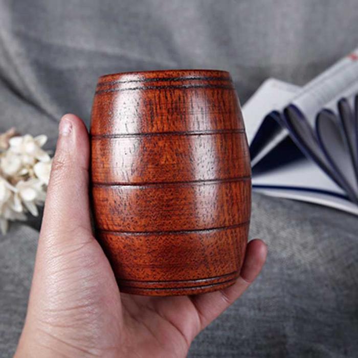 Tea Barrel Mathca Tea Cup | Hand-made Classic Wood Work