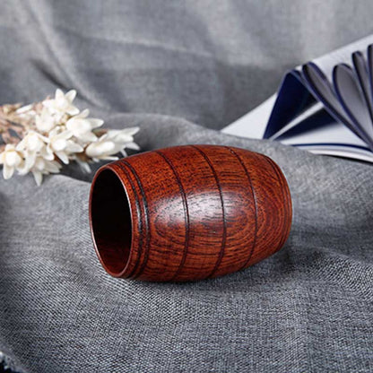 Tea Barrel Mathca Tea Cup | Hand-made Classic Wood Work